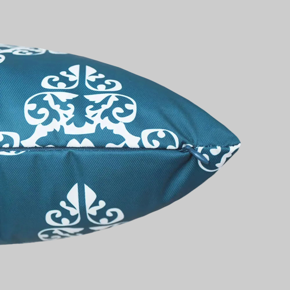 Housse de coussin Extérieur Baroque Bleu