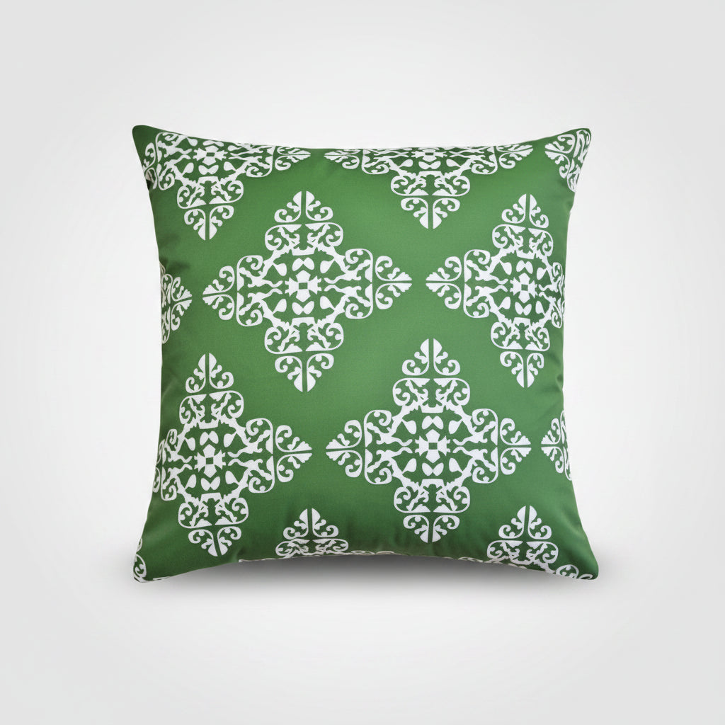 Housse de coussin Extérieur Baroque Vert