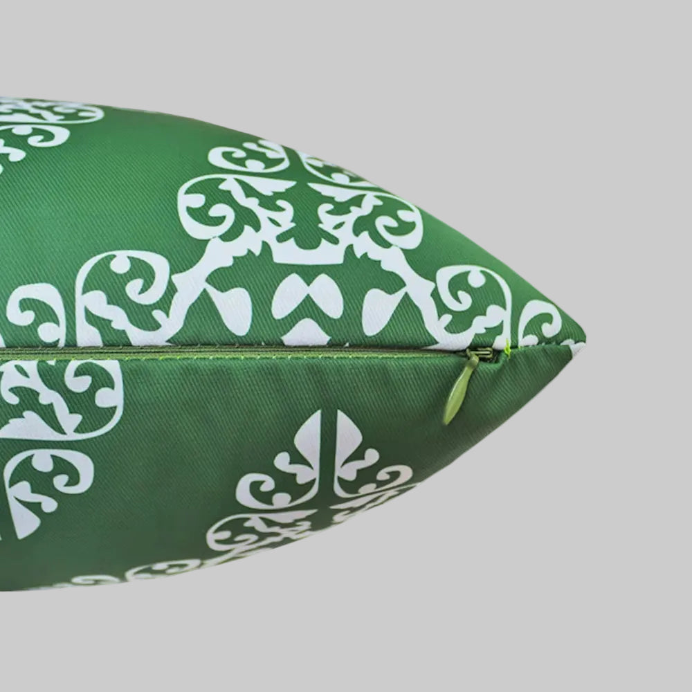 Housse de coussin Extérieur Baroque Vert