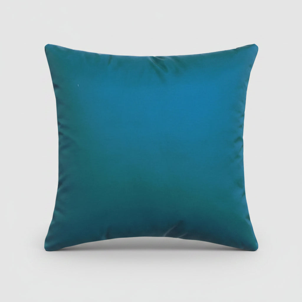 Housse de coussin Extérieur Bleu Canard
