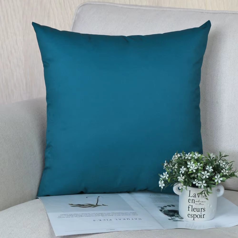 Housse de coussin Extérieur Bleu Canard