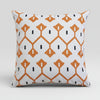 Housse de coussin Extérieur Treillis Orange