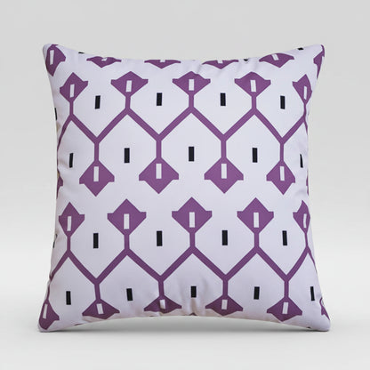 Housse de coussin Extérieur Treillis Violet