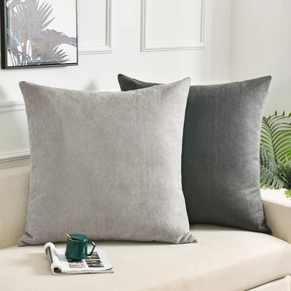 Housse coussin<br>Grande taille Anthracite