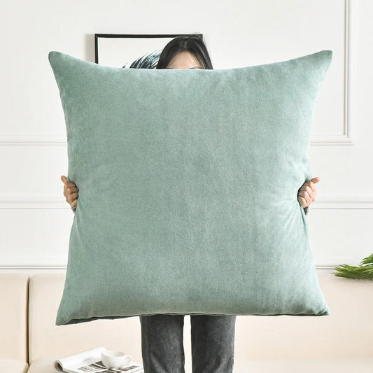 Housse coussin<br> Grande taille Vert Celadon