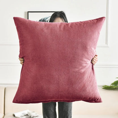 Housse coussin<br>Grande taille Framboise
