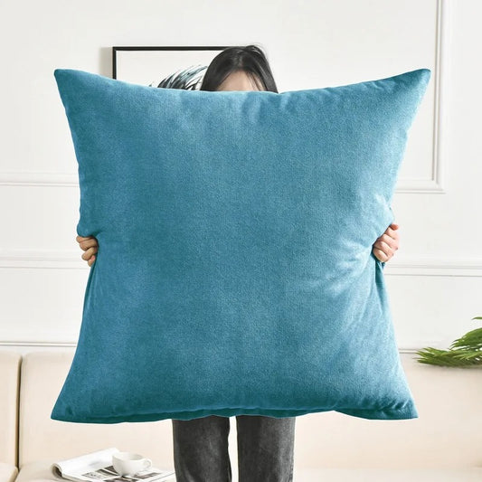 Housse coussin Grande taille Bleu Mineral