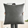 Housse coussin Grande taille Anthracite