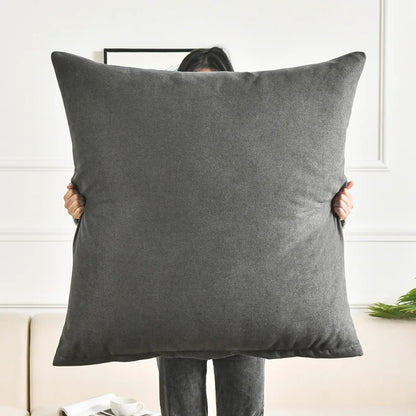 Housse coussin<br>Grande taille Anthracite