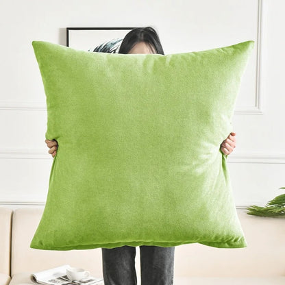 Housse coussin<br>Grande taille Vert Anis