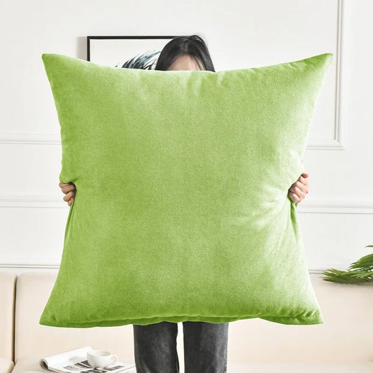 Housse coussin<br>Grande taille Vert Anis