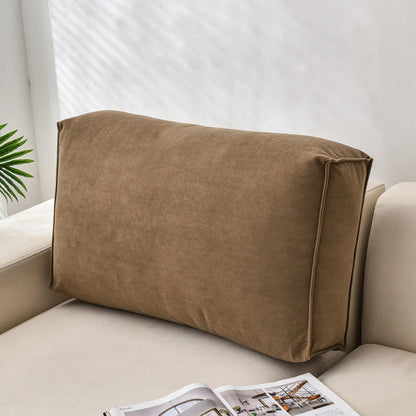 Housse coussin rectangulaire <br>Pour canapé - Marron