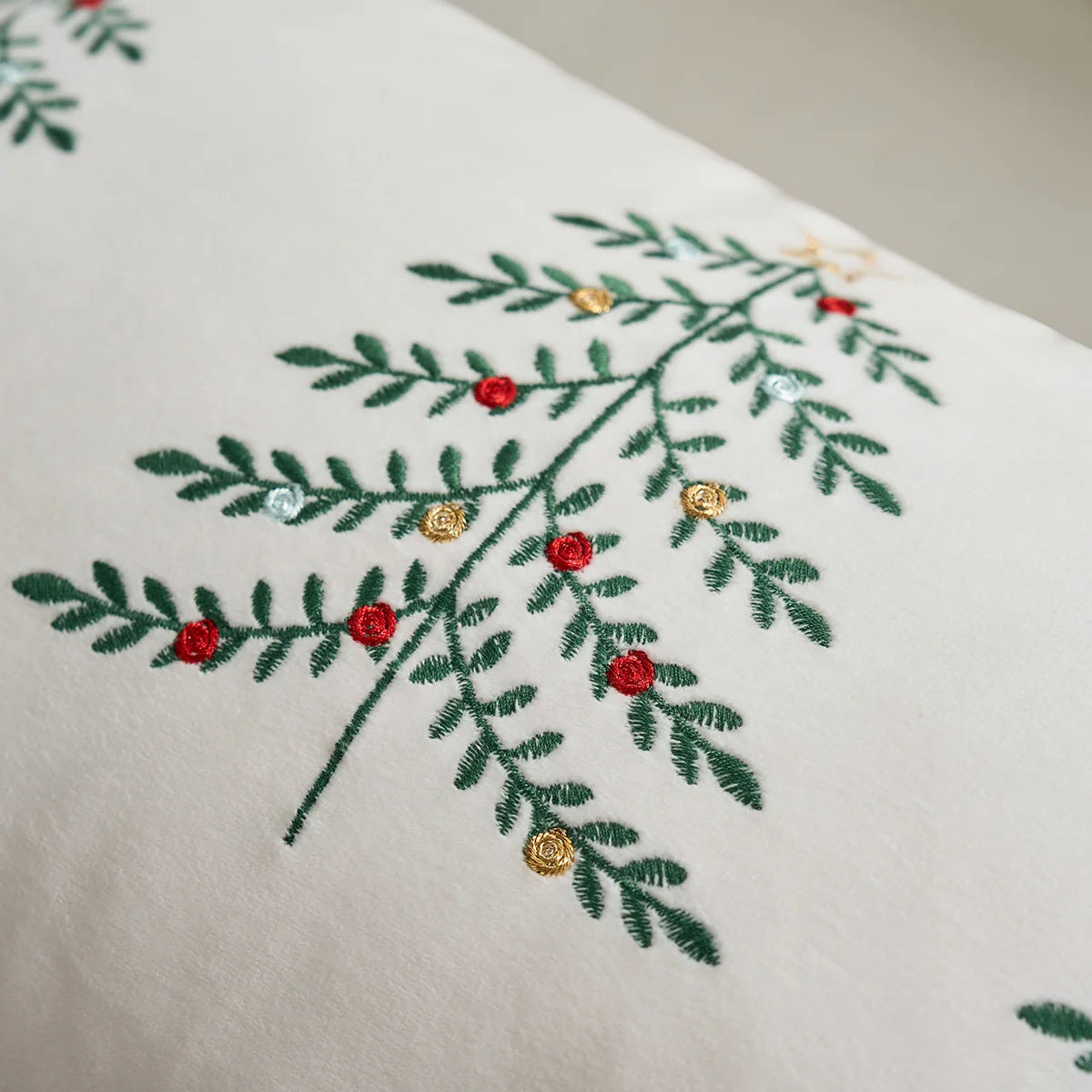 Housse coussin de Noel 30x50 Sapin