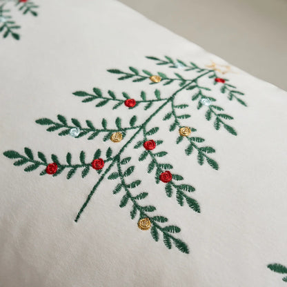 Housse coussin de Noel 30x50 Sapin