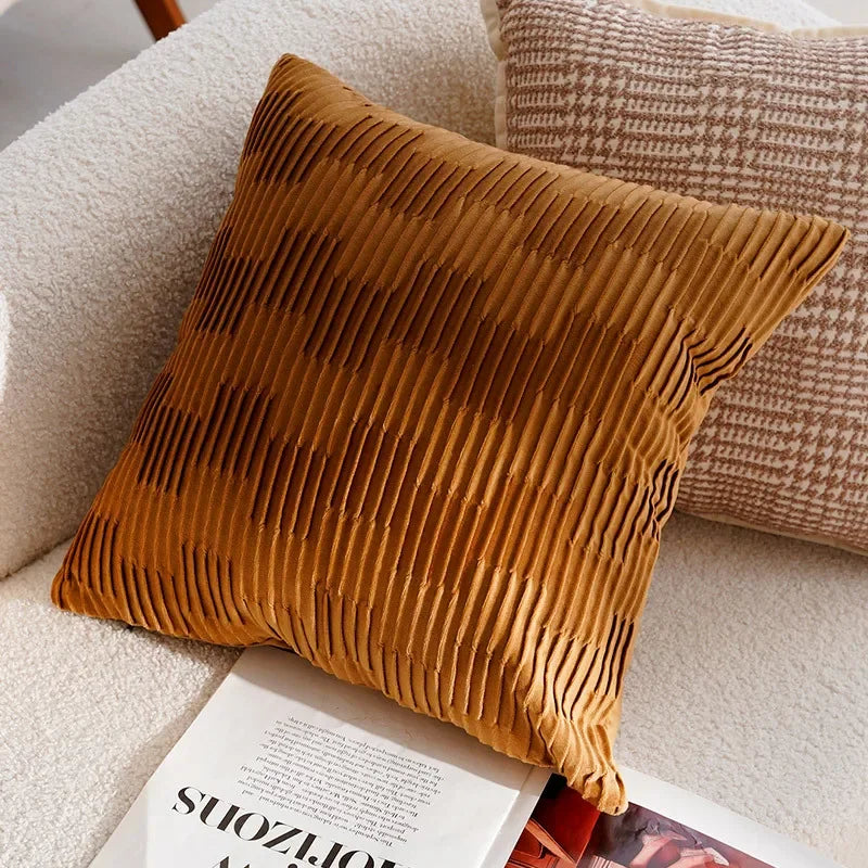 Housse de coussin 45x45<br> Pied-de-poule
