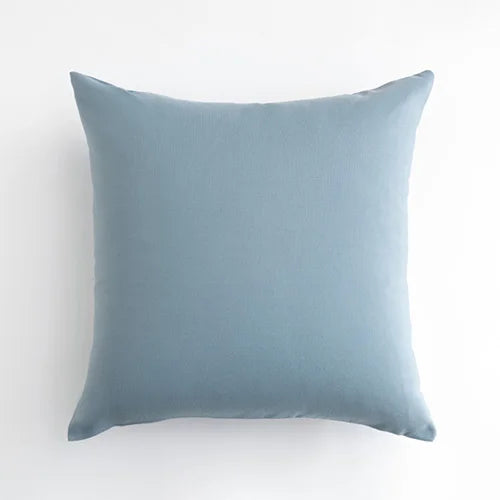 Housse coussin 45x45<br> Bleu minéral