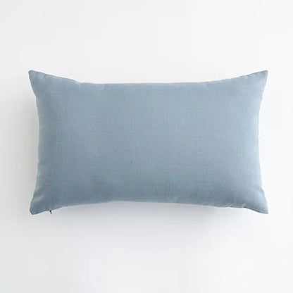 Housse coussin 45x45<br> Bleu minéral
