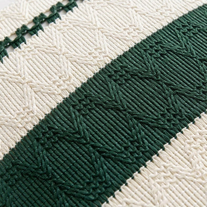 Housse coussin Boheme Chic Vert Intense