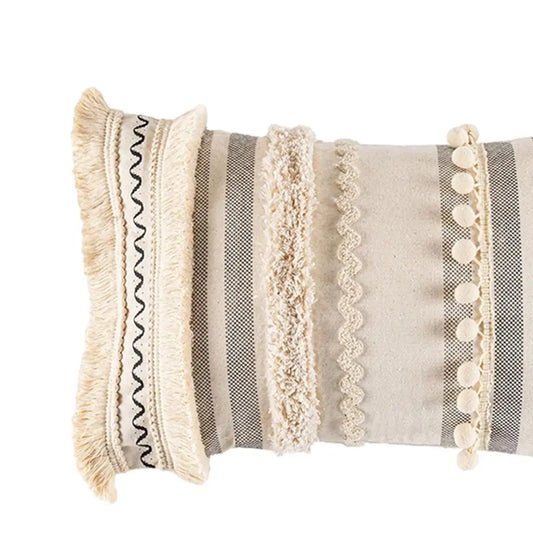 Housse de coussin Boheme motif Ethnique<br>Fabrication Artisanale
