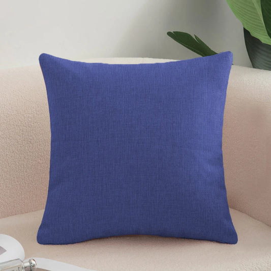Housse coussin carré <br> Bleu marine