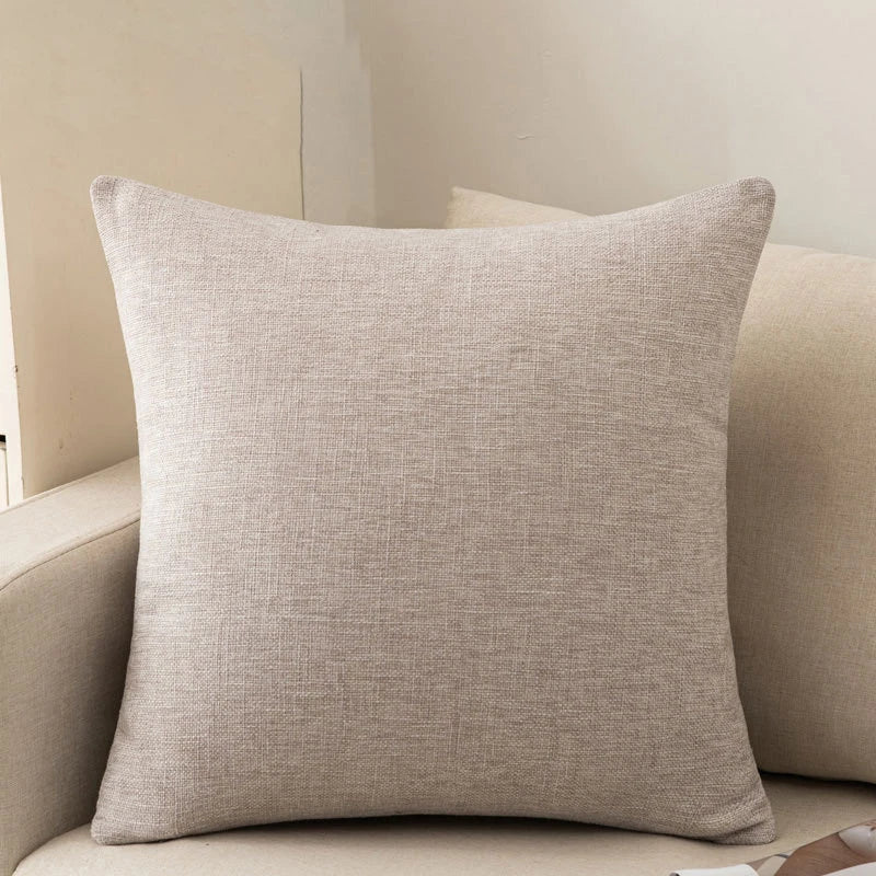 Housse coussin carré <br> Greige