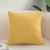 Housse coussin carré Jaune