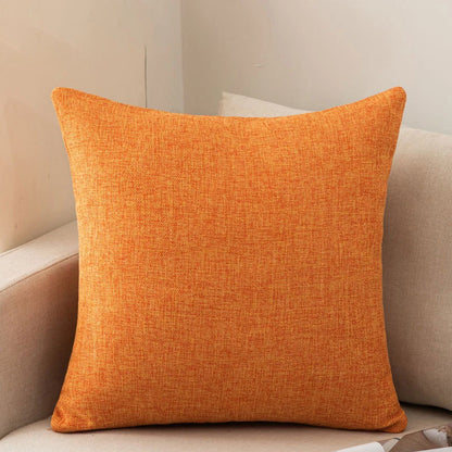 Housse coussin carré <br> Orange
