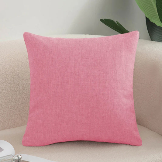 Housse coussin carré <br> Rose