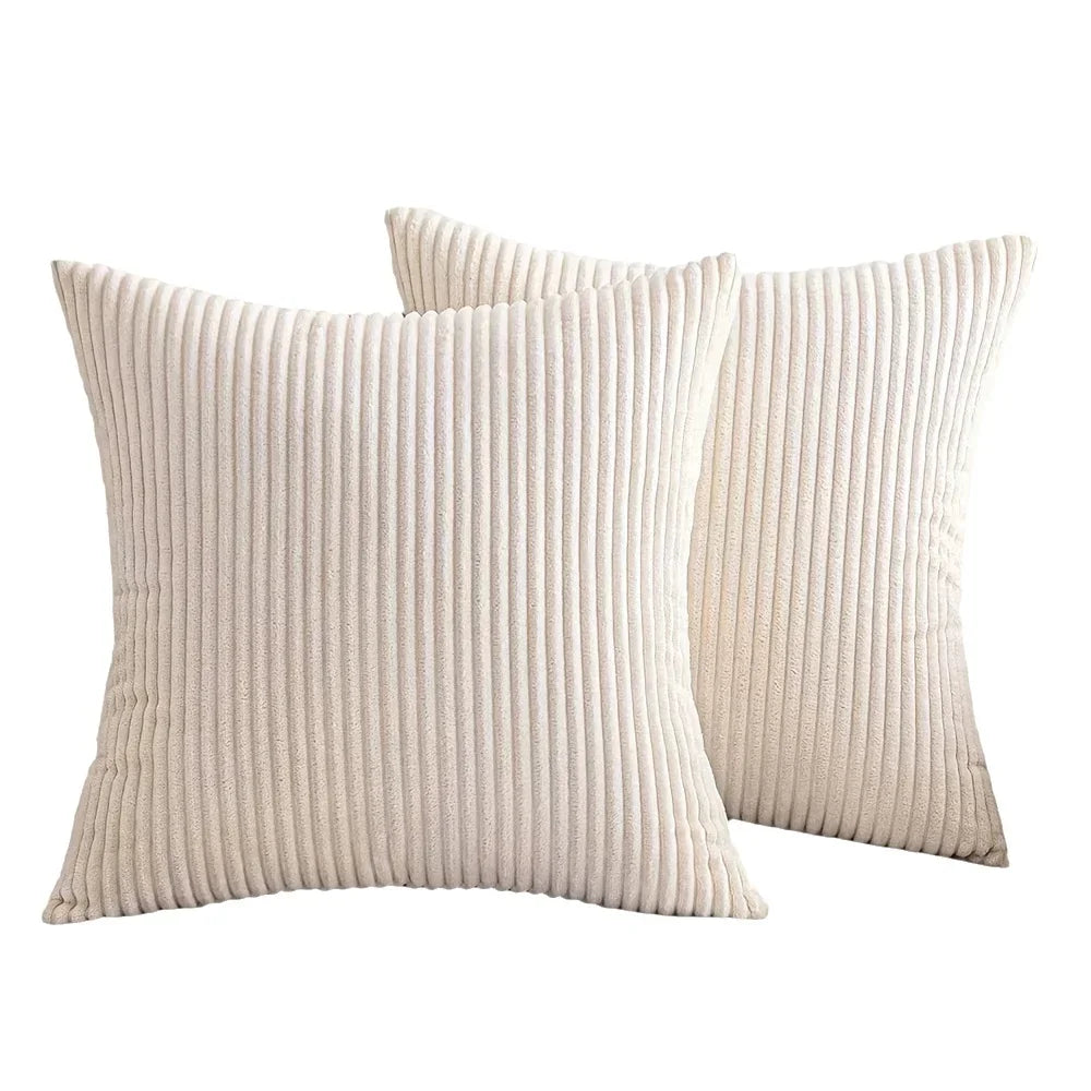 Housse de coussin Chenille Greige