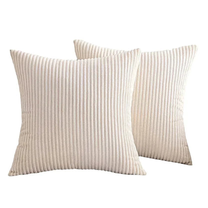 Housse de coussin Chenille Greige