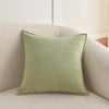 Housse de coussin chevron Vert sauge - 45x45