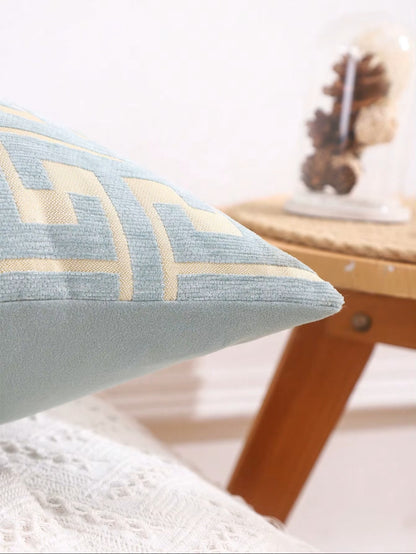 Housse de coussin Design Géométrique Rouge
