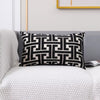 Housse de coussin Design Géométrique - Noir