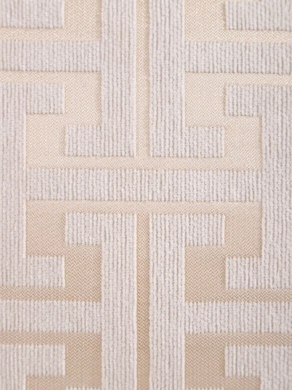 Housse de coussin Design Géométrique Ecru