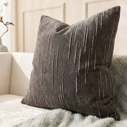 Housse de coussin en Lin 45x45 Anthracite