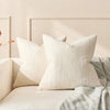 Housse de coussin en Lin 45x45 Ivoire