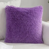 Housse de coussin Fausse Fourrure Violet