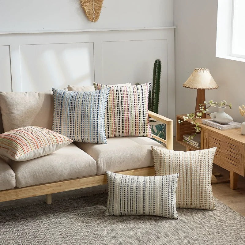 Housse de coussin Macramé Boheme Sunset