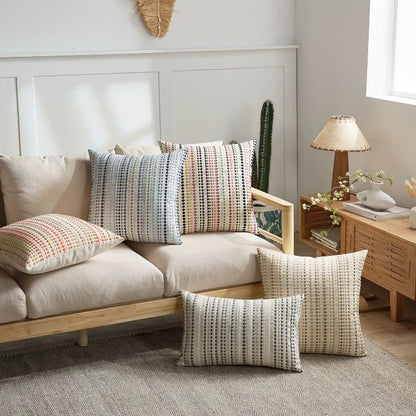 Housse de coussin Macramé Boheme Sunset