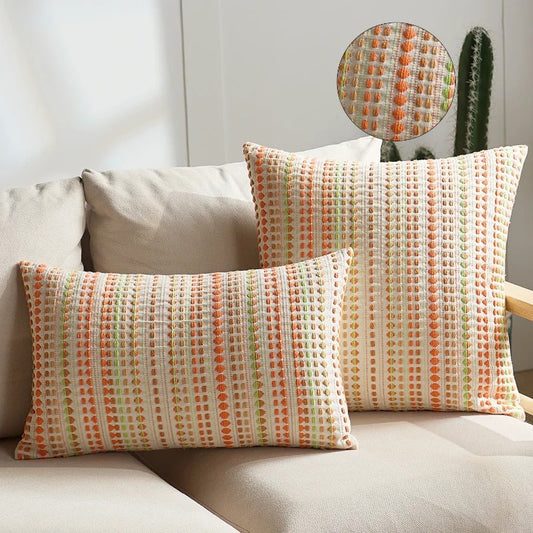 Housse de coussin Macramé Boheme Sunset