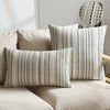 Housse de coussin Macramé Boheme Gris