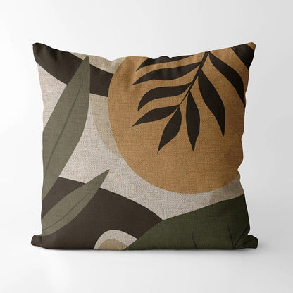 Housse de coussin<br> Motif Floral Jungle