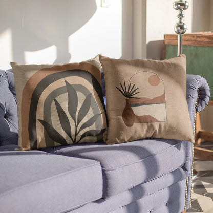 Housse de coussin<br> Motif Floral Sunrise