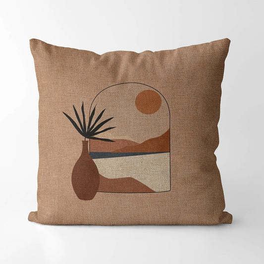 Housse de coussin<br> Motif Floral Oasis