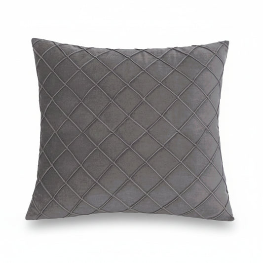 Housse de coussin Suedine Anthracite