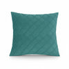 Housse coussin Suedine Bleu canard