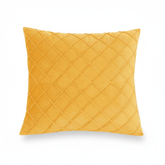 Housse coussin Suedine Jaune