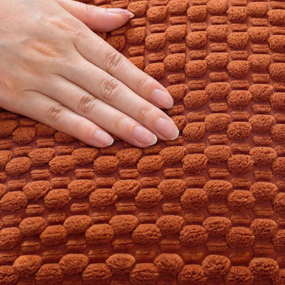 Housse de coussin rectangulaire Terracotta 30x50 cm en velours 3D, vue packshot