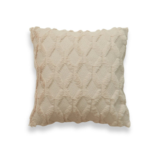 Housse de coussin Tricot<br> Beige