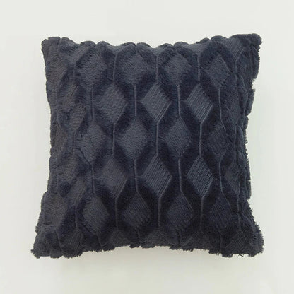 Housse de coussin Tricot<br> Bleu marine